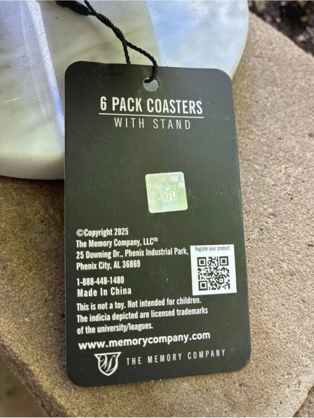 NFL Detroit Lions coaster set